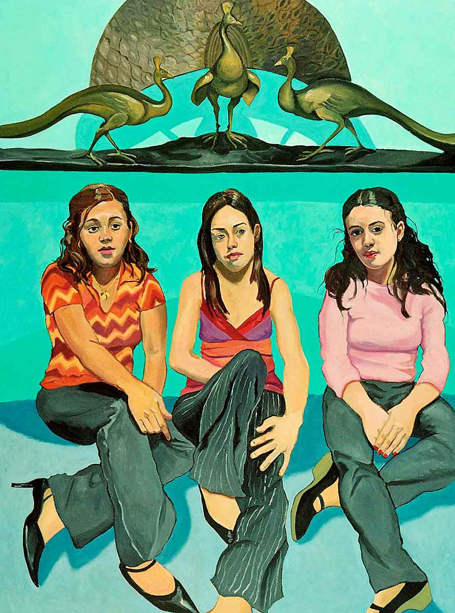 Olga Lopez, Melissa Ferreira and Saray Noda, Portraits of Science Explorers, Newark, Oil on canvas, Mary Alice Copp